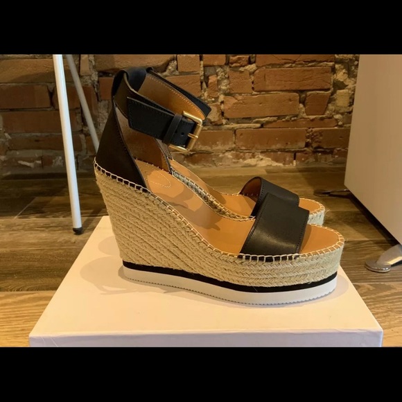 See by Chloe Glyn Wedge Espadrille size 40 - Picture 7 of 7
